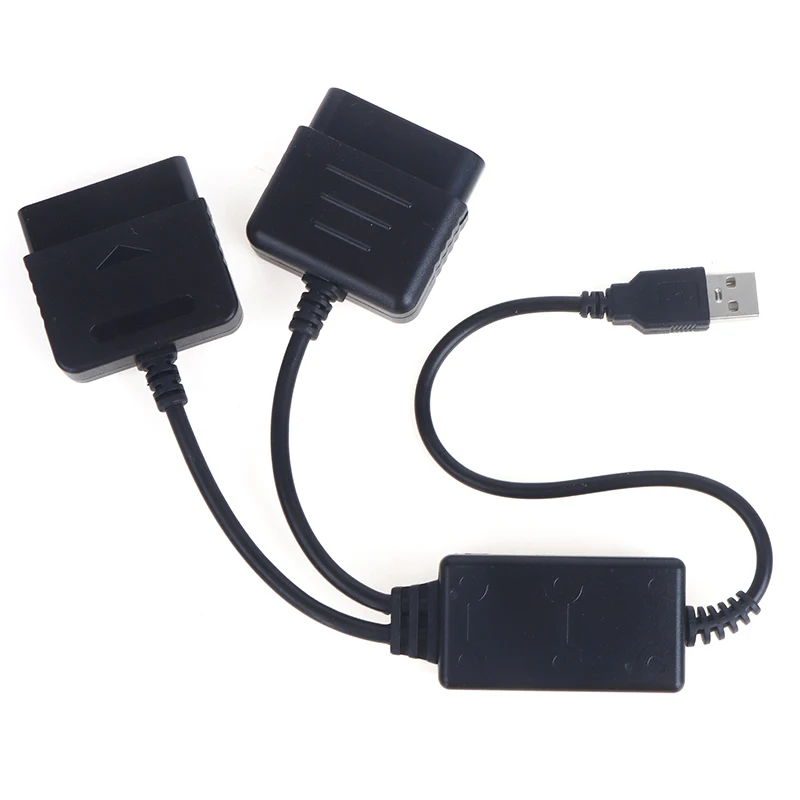  PS1 PS2 플레이스테이션 듀얼쇼크 2 조이패드 게임 패드, PC USB 게임 컨트롤러 어댑터 컨버터 케이블, 드라이버 없음