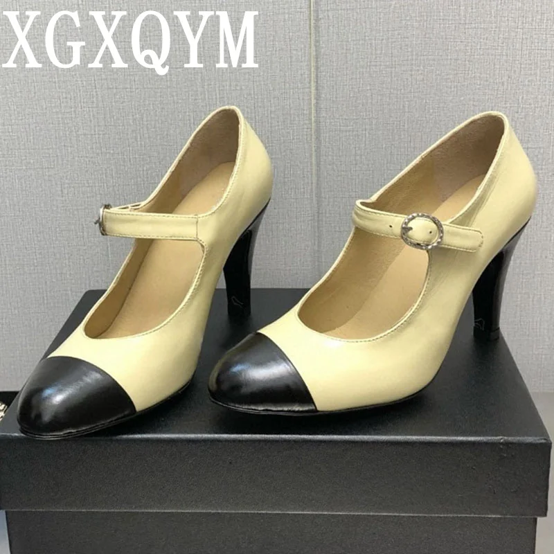 

Сандалии женские с острым носком, брендовые туфли-лодочки на высоком каблуке, роскошная обувь с пряжкой, элегантная повседневная обувь для офиса, лето 2022