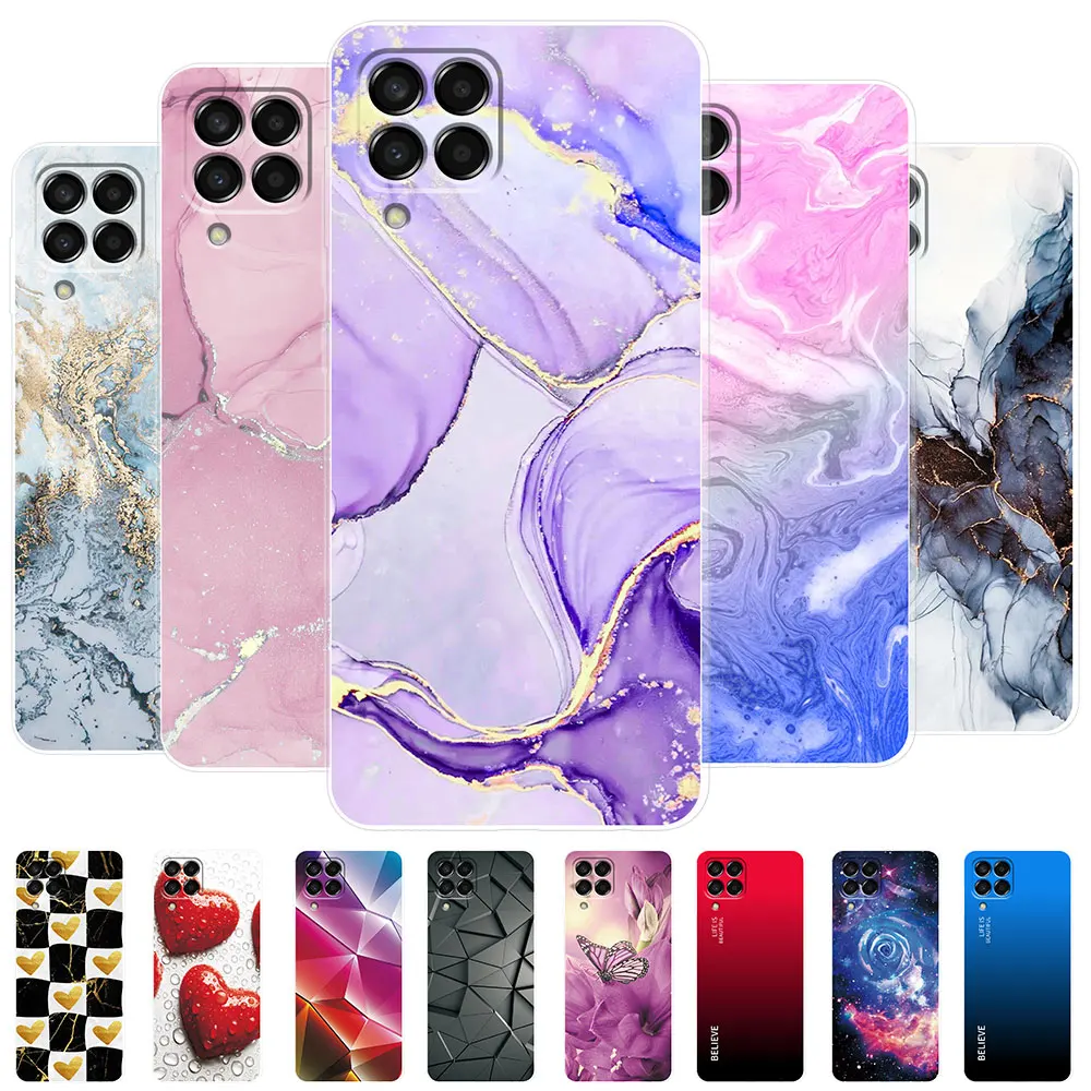 Per Samsung Galaxy M53 5G Custodia Trasparente Custodia Morbida In Silicone Per Samsung M53 Custodia Posteriore Per Galaxy M53 M 53 Custodia Cute Bump
