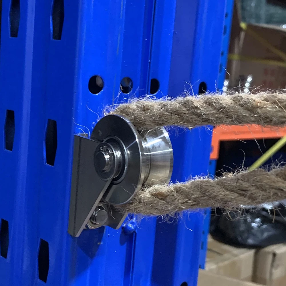 Swivel Pulley Detachable Oblique 304 Stainless Steel V-Type Groove Sliding Wheel Roller Track Rail Fixed Pulley Silver Tone