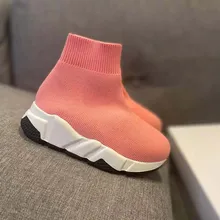 

Autumn Winter Kids Sneakers Children Casual Shoes Slip-on Breathable Kids Socks Shoes Non-slip Snow Boots Boys Girls Sport Shoes