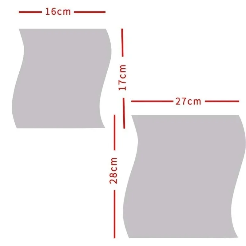 New 1PC 3D Acrylic Mirror Surface Wall Sticker DIY Wave Mirror Design For Home Living Room TV Wall Art Decoration Removable
