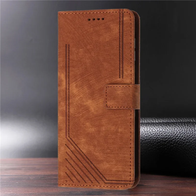 Luxury Magnetic Leather Wallet Case - Shockproof Flip Cover