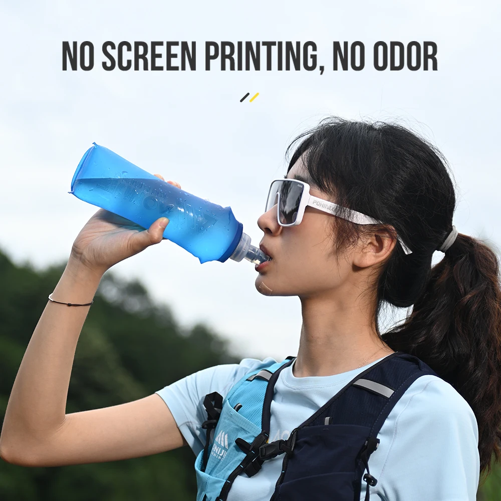 AONIJIE SD31 250ml / 500ml Soft Flask Collapsible Foldable TPU Water Bottles for Outdoor Sports Hydration Running Hiking Cycling sports water bottle,sports water bag