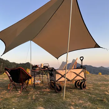 Hexagonal Waterproof Camping Tarp 3