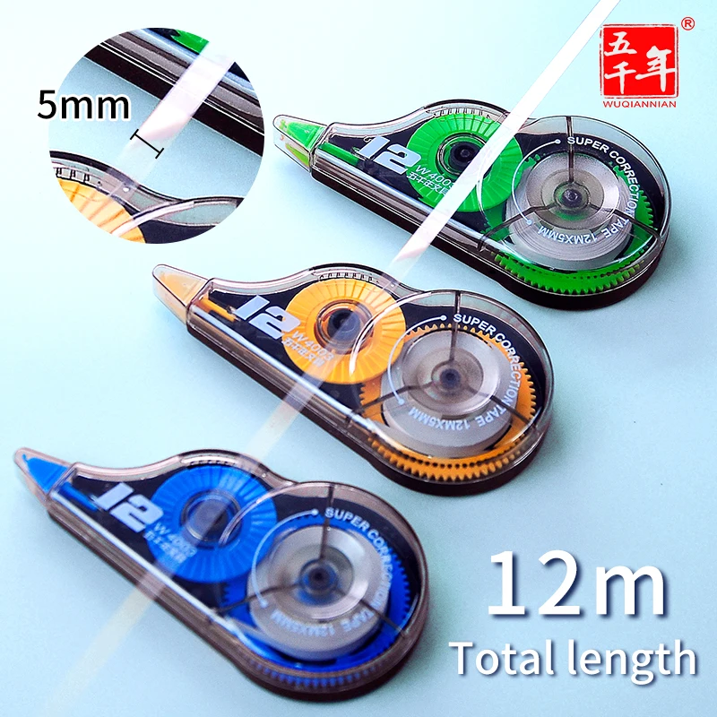Correction Tape 1Pc 12M Correction Tape Material Stationery Writing Corrector Office School Supply