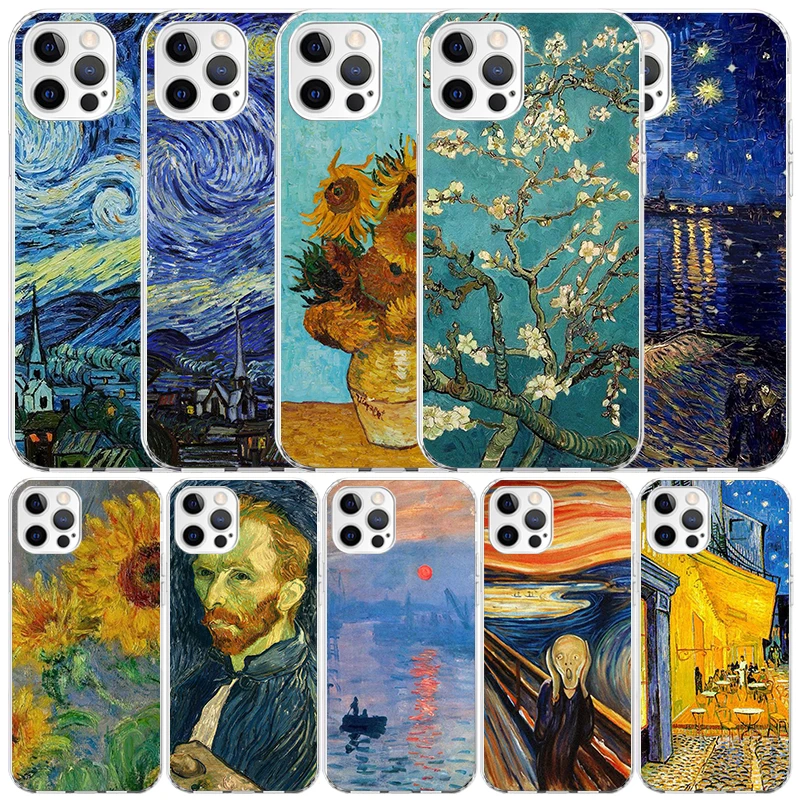 Van Gogh Oil Art Painting Phone Case - Air Soft TPU Cover
