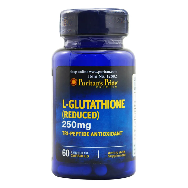 

L-Glutathione (Reduced) 250 mg tri-peptide antioxidant 60 capsules