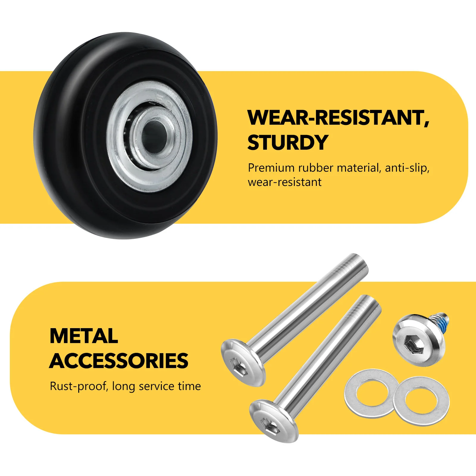 Material Handling Tools Luggage Cases Repair Kit Travel Bearings Replacement Swivel Casterss Swivel Casterss