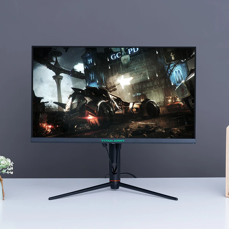TITAN ARMY 25 inch IPS HDR400 display 360hz/1ms game monitor Type-C reverse  power supply built-in speaker rotary lifting base - AliExpress