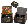 Antique Wooden Music Box - Perfect Gift for Kids Carved Hand Crank For Winnie the Pooh Theme Music 1
