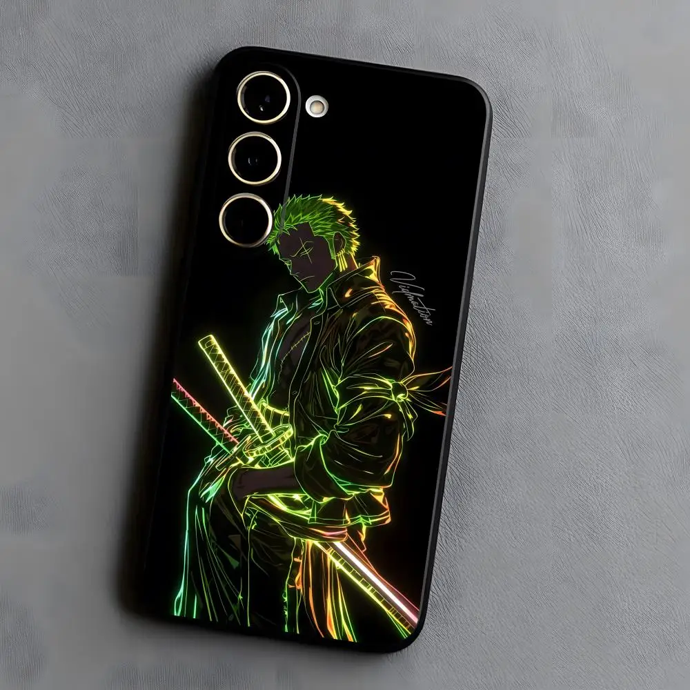 Black Soft Shell One Piece Zoro Phone Case