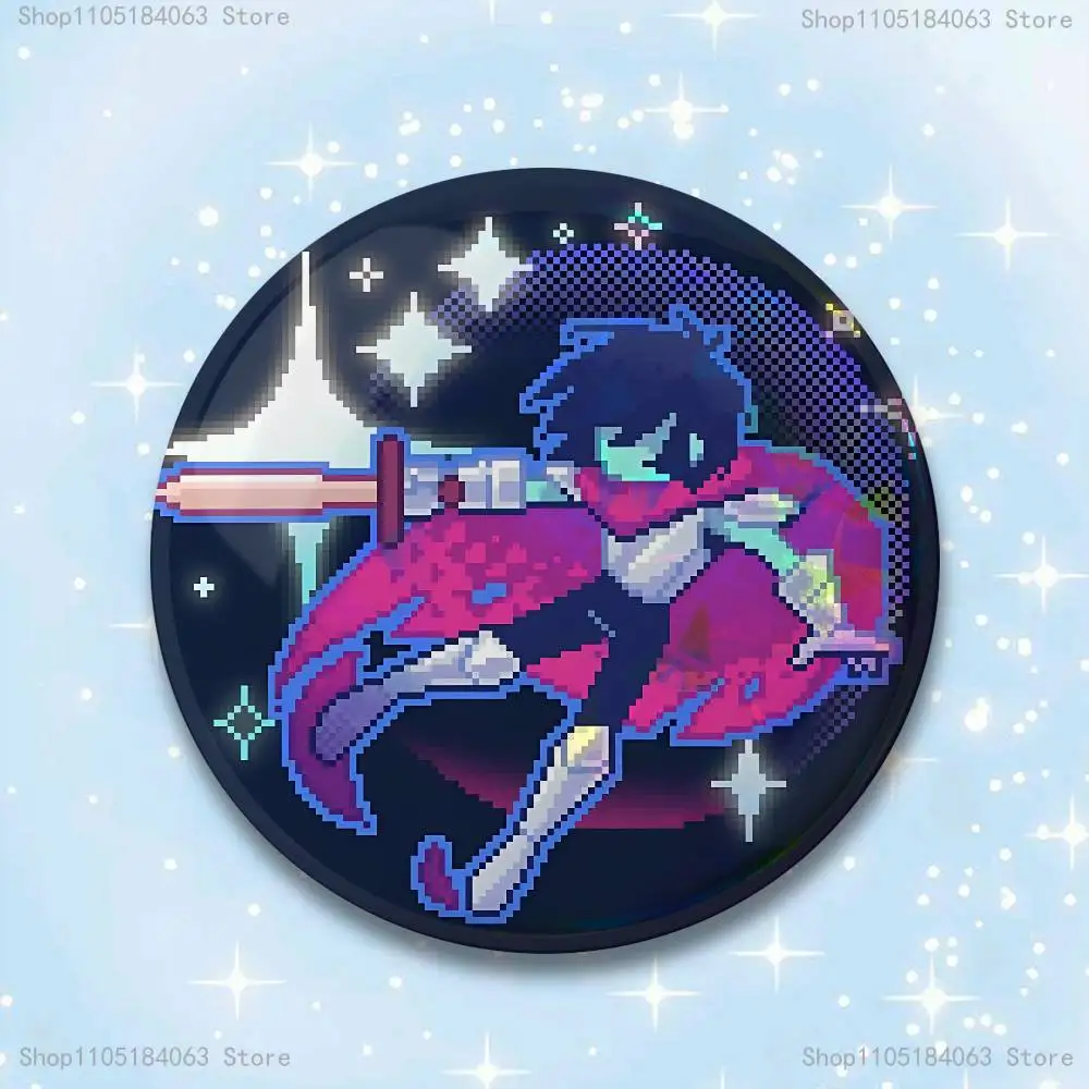 D-DeltaruneS Abzeichen 25 32 44 58 75 mm runde Cosplay Pin Bag Decor Fans sammeln Freunde Geschenke Brosche Souvenir – Detail 6