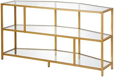

Hexagonal TV Stand for TV's up to 55" in Brass