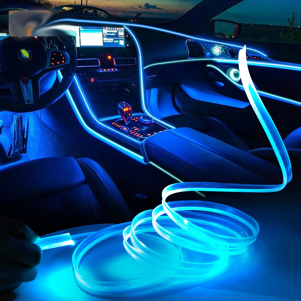 1M 2M 3M 4M 5M Multicolored Car Interior Led Decorative Lamp EL Wiring 1m-2m-3m-4m-5m-multicolored-car-interior-led-decorative-lamp-el-wiring
