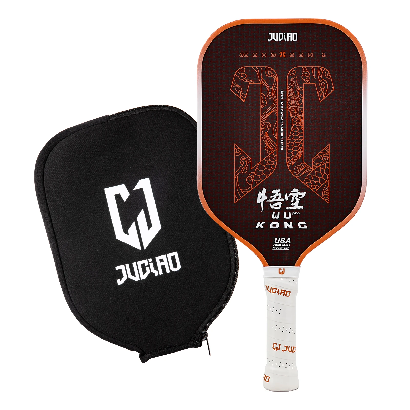 ピックルボール パドル JUCIAO RED BLACK Kevlar ピックルボール パドル JUCIAO RED BLACK Kevlar ピックルボール