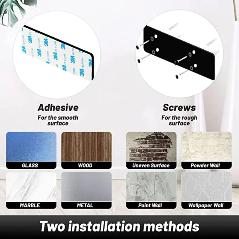 Wall Mount Toilet Paper Holder Roll Paper Towel Holder Single Hand Operate Bathroom Accessories