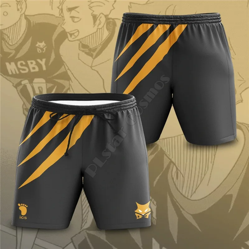 PLstar Cosmos My Hero Academia Beach Shorts 3D Printed Summer Casual Men's Shorts Loose Quick Drying shorts Cosplay Clothes