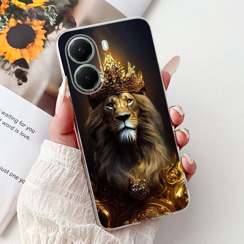 Stylish Painted Clear Silicone Soft TPU Phone Case Cover Shell Coque