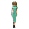 doll clothes 30 cm  Scarf +dress set Daily Wear Accessories Clothes for Curvy Barbies doll 5