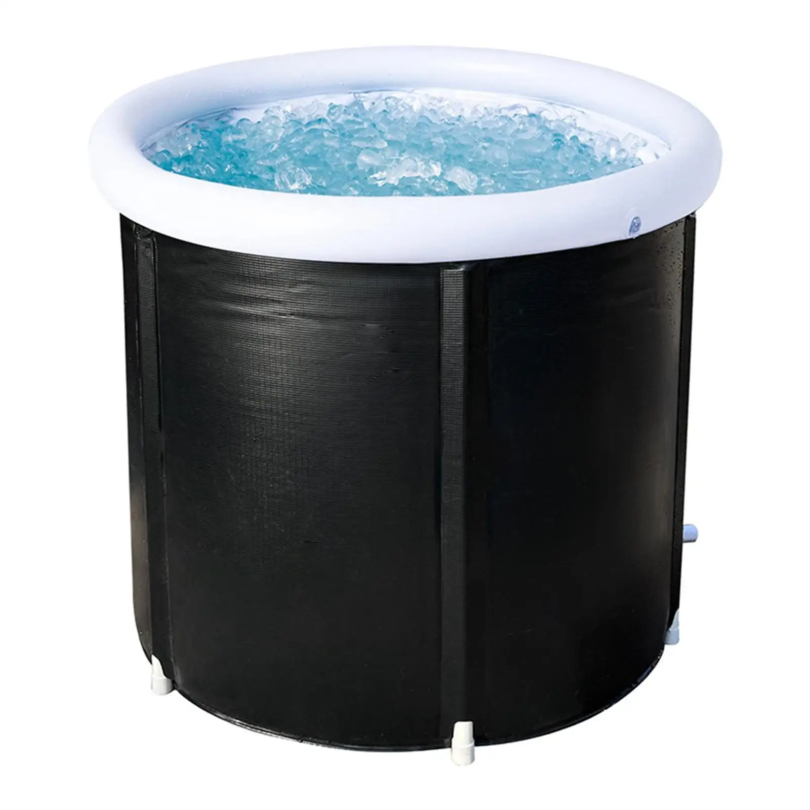 Barrel Bathtub Hot Bath with Lids Heavy Duty for Shower Stall Cold Water Tub Ice