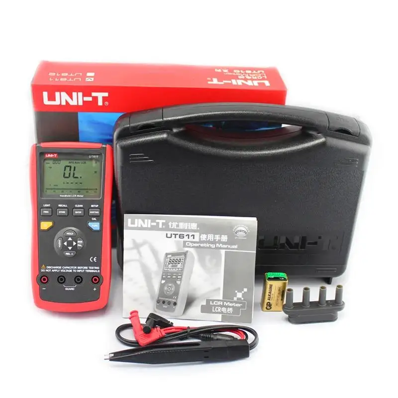 UNI-T UT611 LCR Meters Inductance Capacitance DIY Tools Resistance Phase Angle Multimeters Matching 6