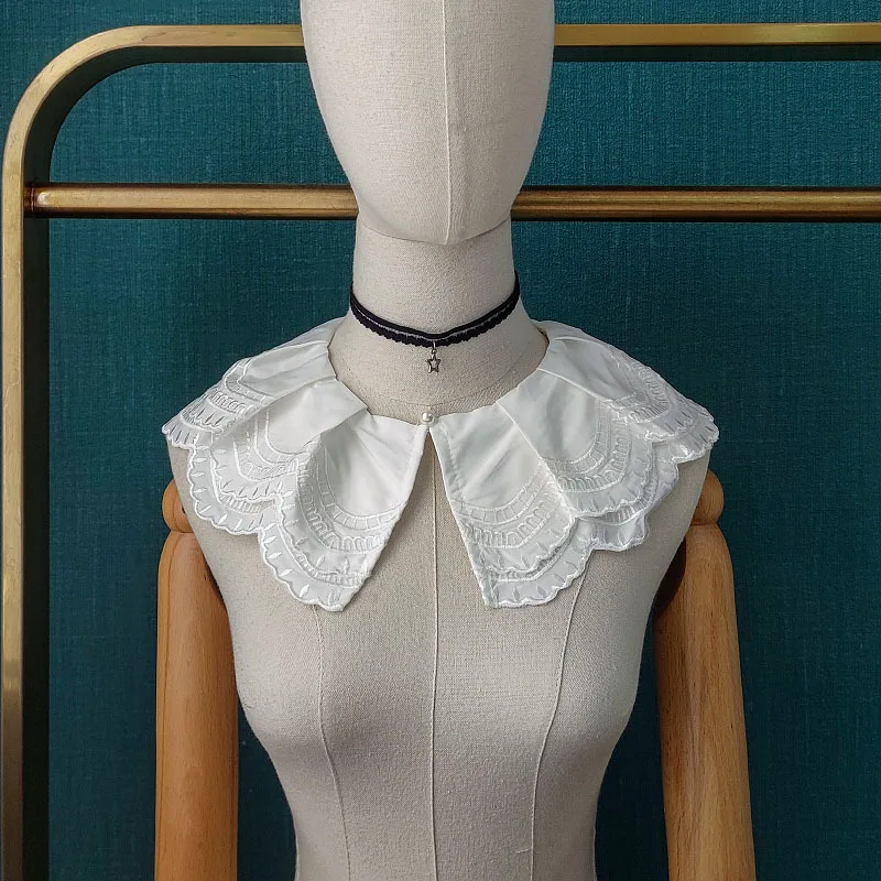 

New Elegant Fake Collar for Girls Shirt Detachable Collar Shirt Neckwear False Blouse Collar Necklace Half Shirt Accessories