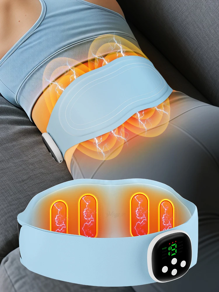 Electric Waist Massager Belt for Lower Back Toning and Relaxation