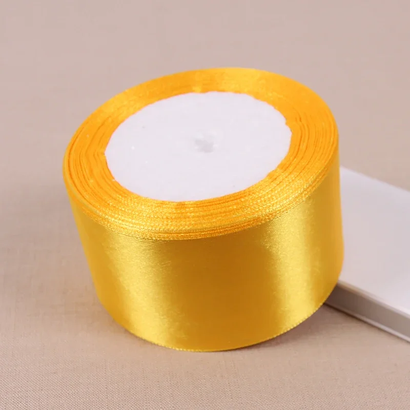 Golden Satin Ribbon 15mm  Silk Ribbons - 6mm 10mm 15mm 20mm 25mm 40mm 50mm  Silk - Aliexpress