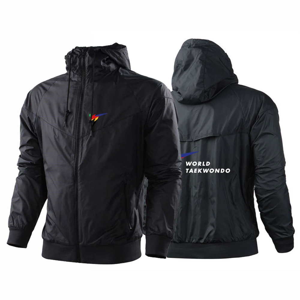 Waterproof Zip Hooded Mens Outdoor Sport Jacket
