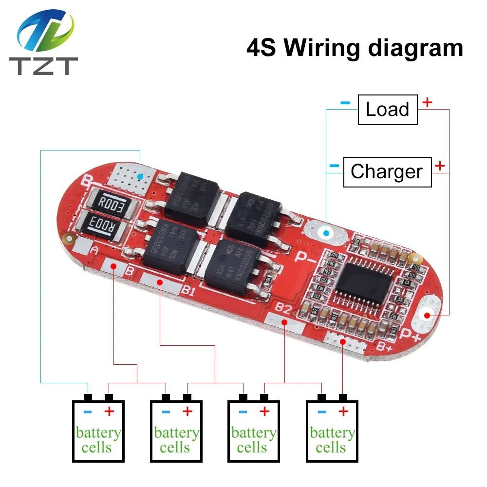 Bms 1s 2s 10a 3s 4s 5s 25a 18650 Li-ion Lipo Lithium Battery Protection Circuit Board Module Pcb Pcm 18650 Lipo Charger