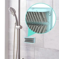 1/2/3PCS Silicone Shower Hair Catcher Wall Mounted Hair Stopper Hair Collector For Sink Bathtub Bathroom Accessories Reusable 3