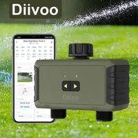 Diivoo Smart 2 Zone Watering Timer Bluetooth Garden Automatic Irrigation System Drip Sprinkler Controller Valve Smart Life Tuya 1