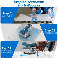 Machine à carreler sans fil, 5 vitesses, outil vibrant électrique pour la pose de carreaux muraux et de sol, dispositif de pose de carreaux pour batterie 21V 5