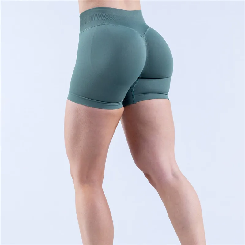 Gym Impact Running Shorts Scrunch Butt Shorts Women Biker Cycling Seamless Leggings Sexy Athletic Yoga