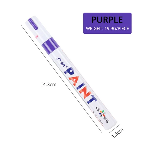 자동차 휠 타이어 유성 페인팅 펜, 페인트 클리너, 자동차 고무 타이어 광택, 금속 영구 마커, 그래피티 터치 스크래치 습식 왁스 7