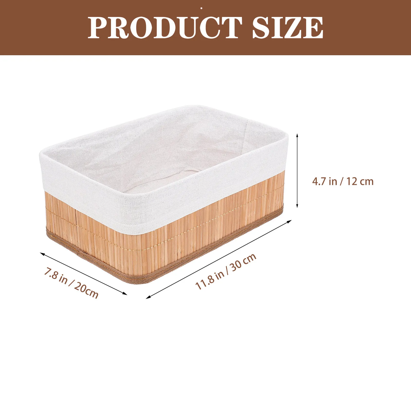 3Pcs 짠 수납 바구니 빈티지 장식 테이블 바구니 사무실 책상 주최자 홈 액세서리를위한 천연 섬유 레트로 우아함