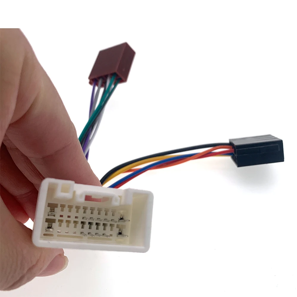Câble connecteur autoradio, faisceau de câblage d'alimentation, adaptateur CAN Bus, décodeur audio Rockford pour Mitsubishi Outlander 2014~2018 34 Câble connecteur autoradio, faisceau de câblage d'alimentation, adaptateur CAN Bus, décodeur audio Rockford pour Mitsubishi Outlander 2014~2018 34