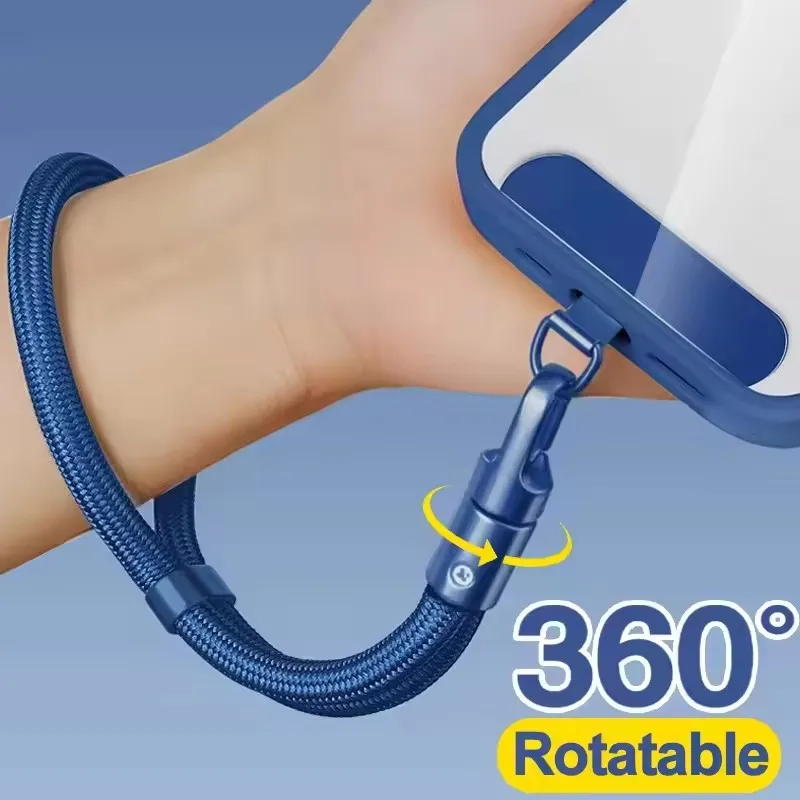 สายรัดข้อมือหมุน 360 องศา สายคล้องมือถือปรับได้