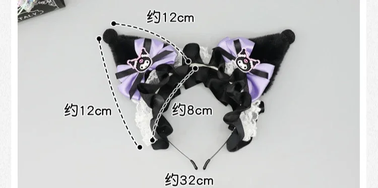 Kuromi My Melody Cinnamoroll Cute Lolita Plushie Haaraccessoires Halloween Serie Kinder Puppe Mädchen Geschenk 13 undefined