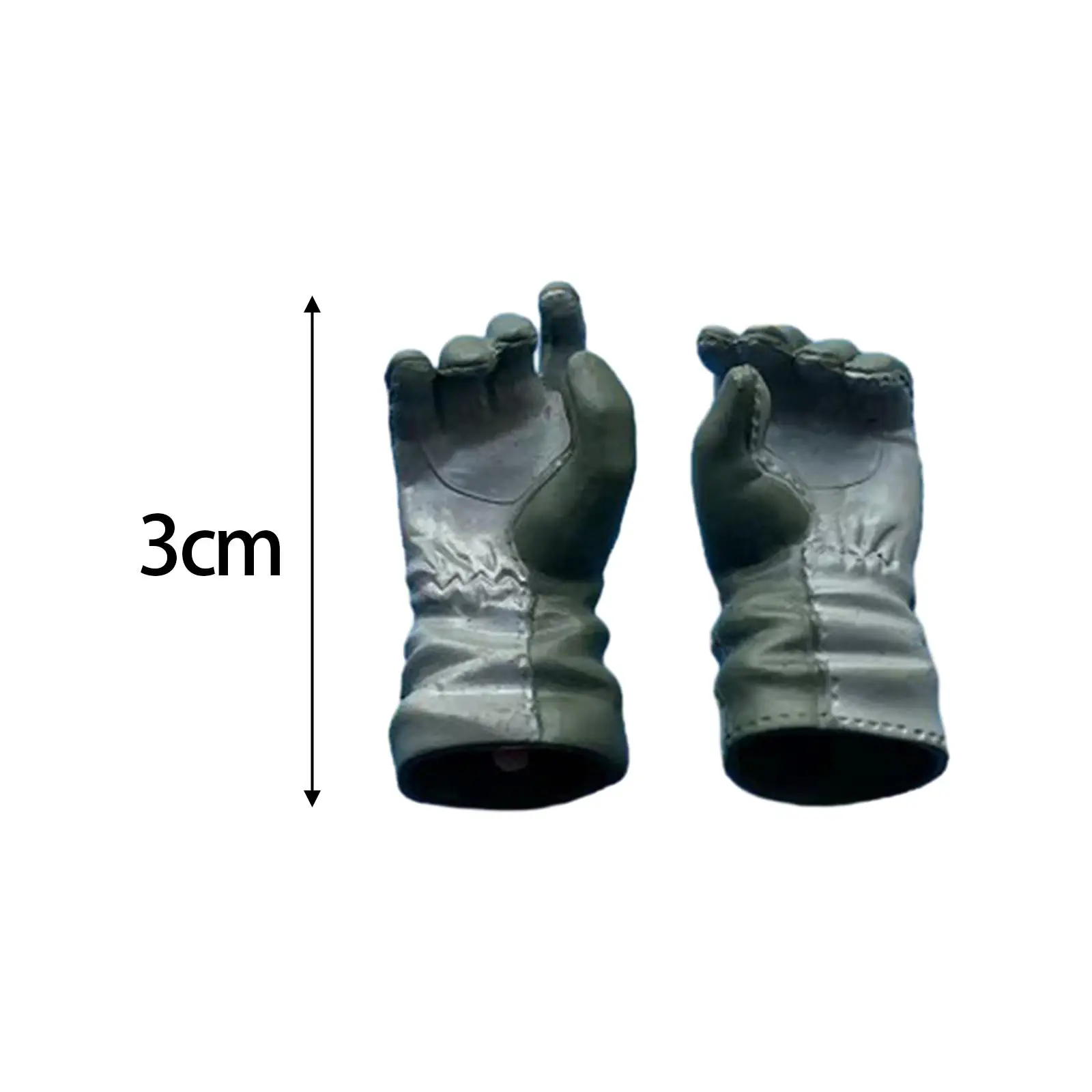 1/6 Scale Figure Gloves Model Miniature, Doll Accessories, Party Props Fashion Costume Accessory for 12inch Action Figures