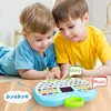 Kids Tablet Toddler Learning Pad with LED Screen Teach Alphabet Numbers Word Music Math Development Interactive Electronic Toy 2