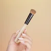 Qiaolianggong Professional Handmade Makeup Brush Kolinsky Hair Flat Round concealer Brush 2