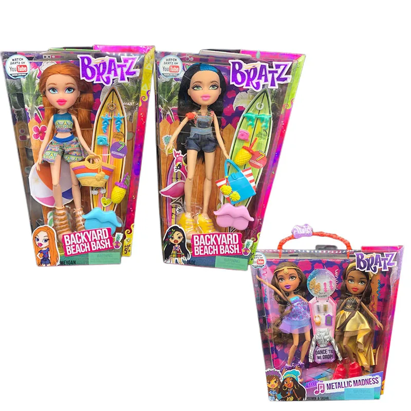 

Anime Doll Bratz Fashion Kawaii Snowkissed Princess Girl Play House Dress Up Dolls Toys Limited Collection Model Gifts Accessory