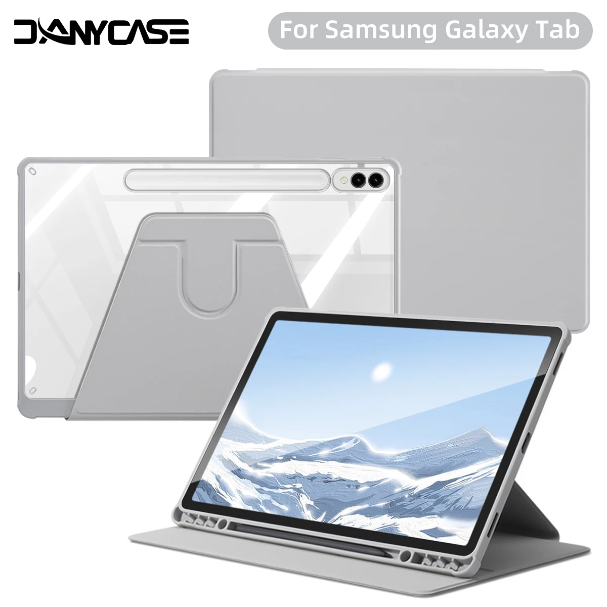 Enhanced Tablet Cover with Smart Auto Sleep/Wake Function and Acrylic Faith Design