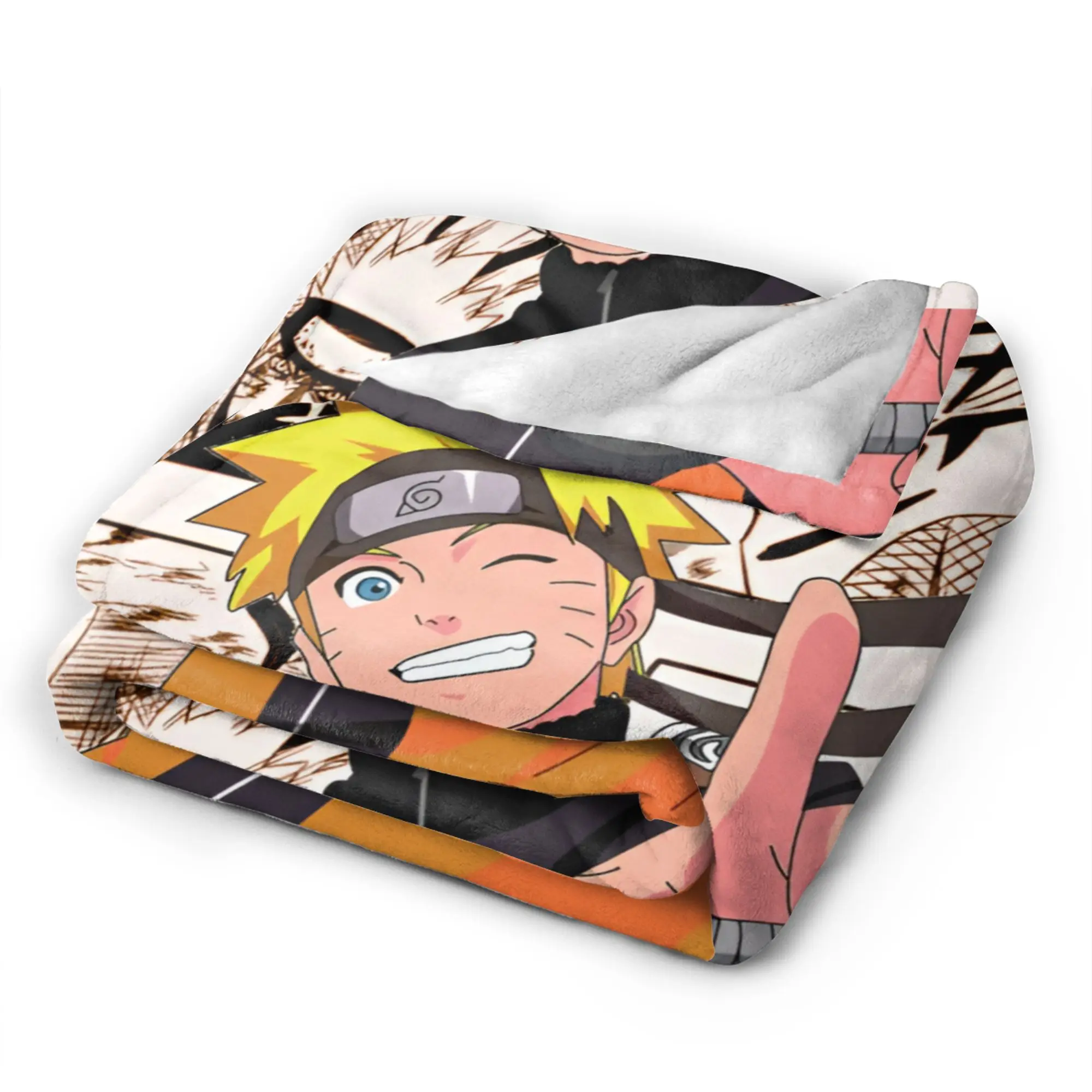 Luxurious Naruto Inspired Soft Fleece Blanket - Warm Flannel Manga Throw