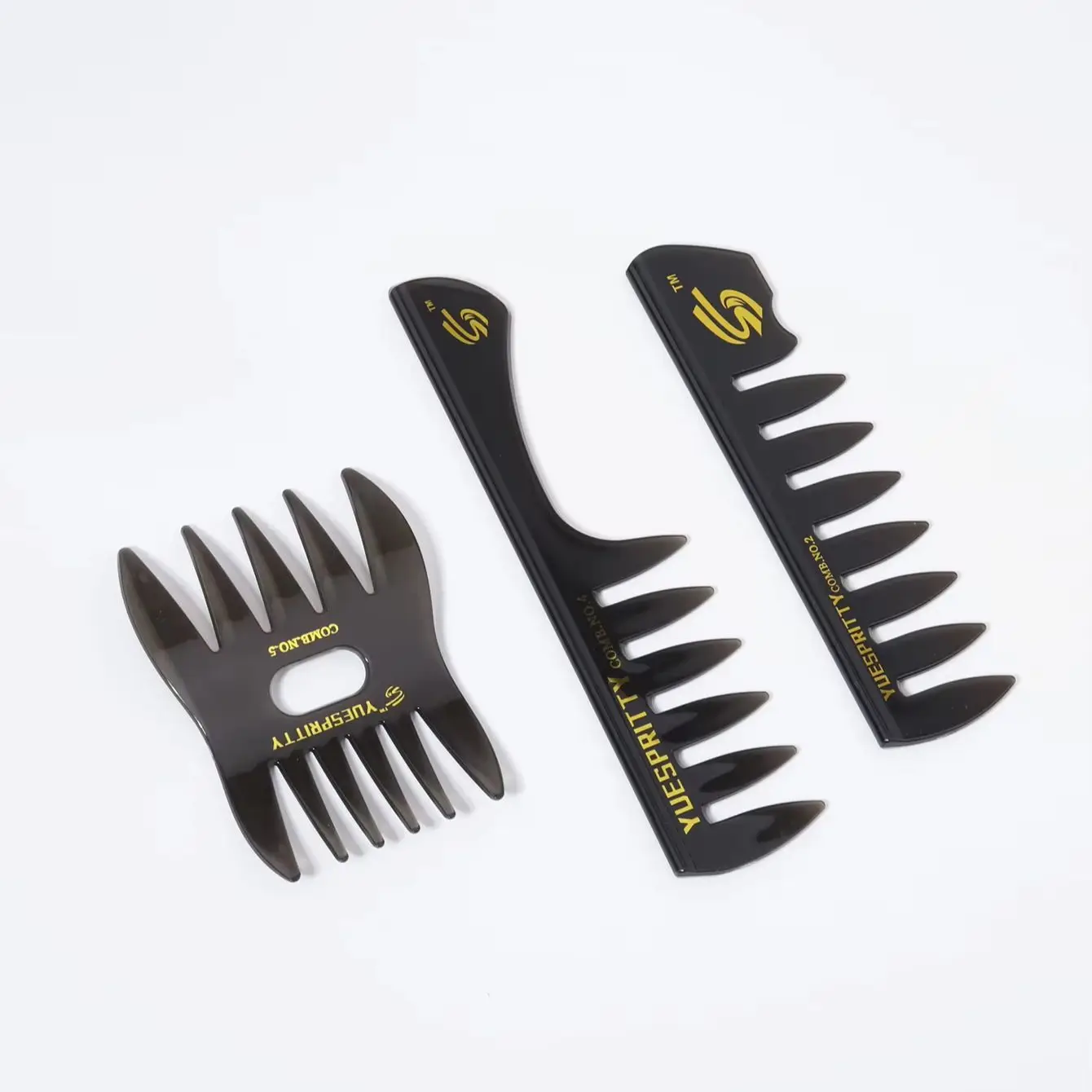 Hair Styling Comb 1pc Wide Toothed Combs For Men Hairdressing Styling Real Hair Wigs