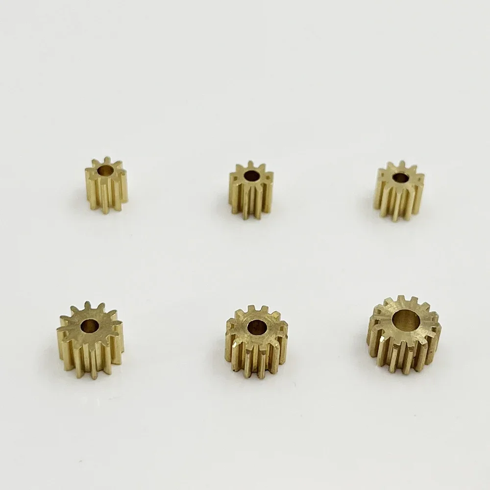 0.5M Modulus 8T 9T 10T 12T 14T Metal Copper spur Brass Gear Pinion Spindle Parts Gear Assembly Fit 2mm 2.3mm 3.17mm Shaft Motor electric bike gear motor gear transmission gear industrial drive sprocket electric chain saw gear cassette deck tape gear