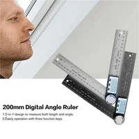 Electronic Digital Angle Measuring Instrument Digital Display Angle Ruler Goniometer Protractor Vernier Calipe Woodworking Tools 1