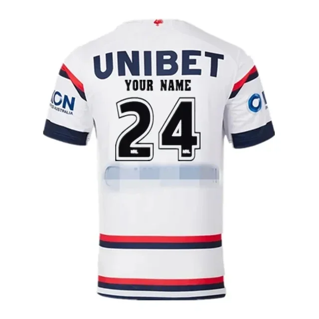 thumbnail image 1 of Polo de entrenamiento de rugby Sydney Roosters 2024, pantalones cortos, talla para hombre: S-5XL (nombre y número impresos), 1 of 5